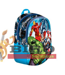 Ghiozdan Gradinita 2 Compartimente St.Majewski Coletctia Avengers 27x23x10cm